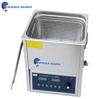 Superfície côncava ajustável ultrassônica do líquido de limpeza 20-80C da eletrônica da baleia azul 15L