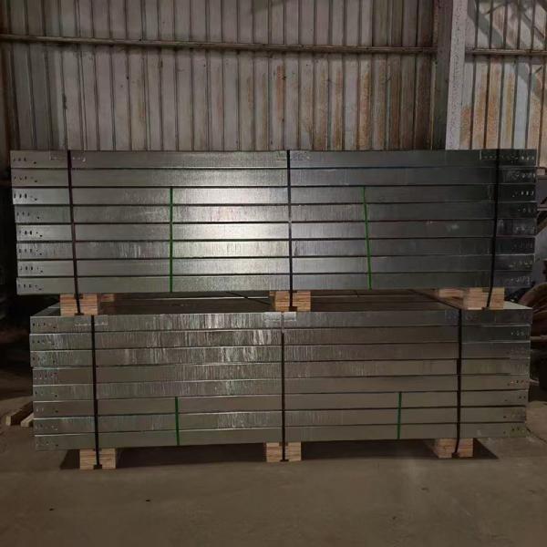 Indoor Outdoor Cable Tray Galvanized Steel With Ventilation And Perforation Grooves