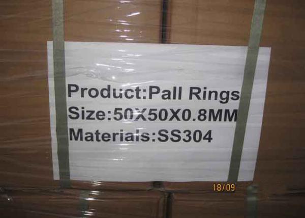 Pall Ring Metal Random Packing For Distillation Tower SS304 304L 316 316L