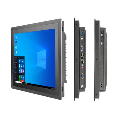 Computador de tela sensível ao toque de 32 polegadas em um painel para eficiência industrial em estoque
