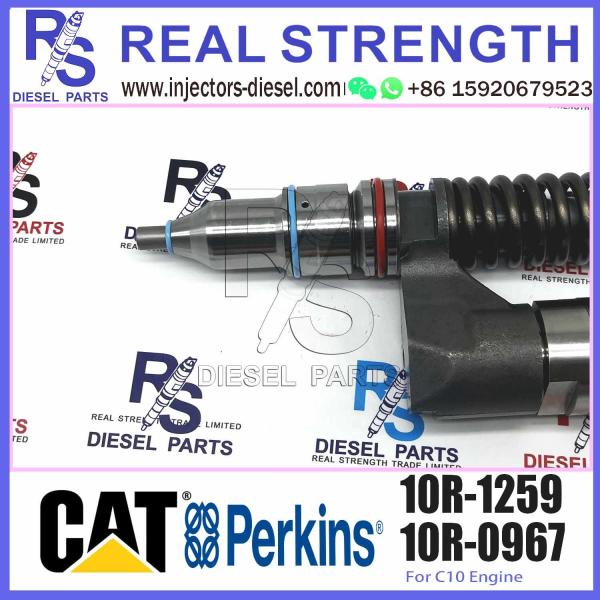 Common Rail Excavator Fuel Injector 10R-1258 10R-1259 For CAT C10 C12 Engine Injector 10R-1258 10R-1259