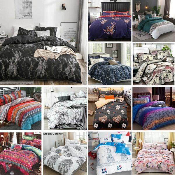 3PCS Customized Colors Luxury Duvet Cover Set 100% Cotton Designer Bedding Set