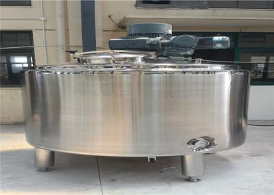Stainless Steel Liquid Mixing Tank Steam / Electric Heating For Beverage Industry