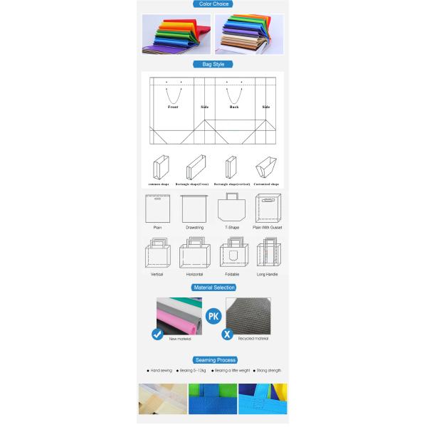Non-Woven Fabric Bag with Round Corner and Custom Logo Printing