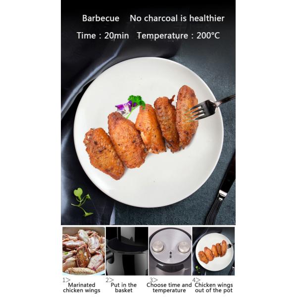 Kitchen Appliance 1400W 2.8L Oil Free Air Fryer