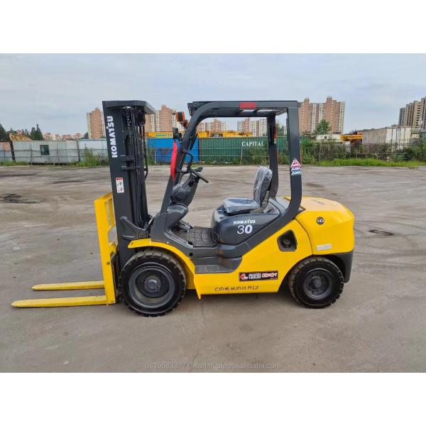 Used Forklift Komatsu 30 for Building Material Shops 100% Original Excellent Performance
