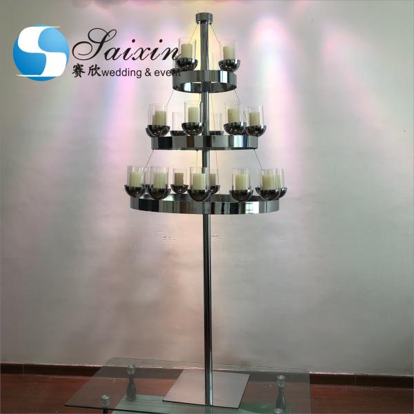 ZT-026 свадебные аксессуары декоративный набор однокристаллические столбики подсвечники