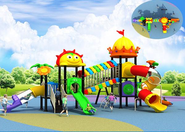 Antistatic Commercial Outdoor Playground Equipment For Preschool TUV Approved