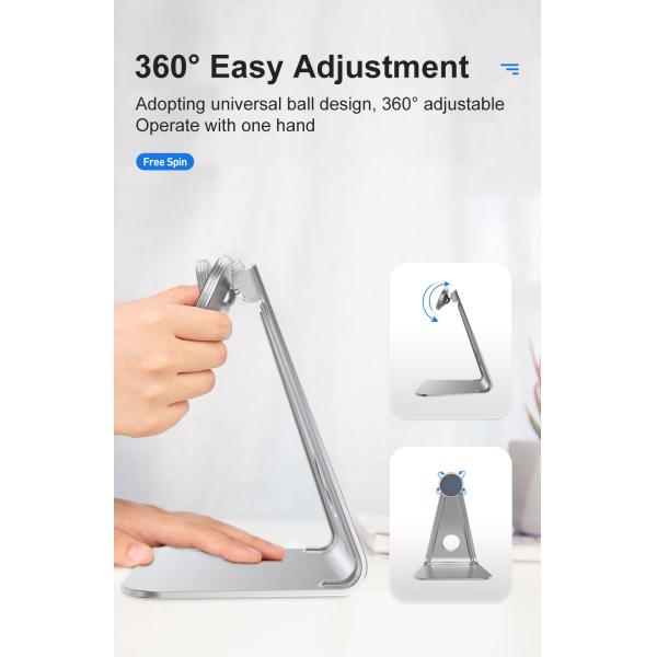 315g Magnetic Tablet Stand Height Adjustable Aluminum Alloy