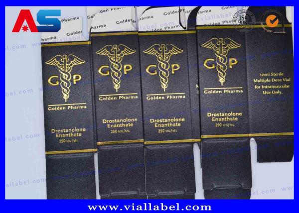 10mL Holographic Peptide Box Embossing For Healthcare Packing pharmaceutical packaging boxes