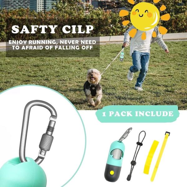 Plastic Biodegradable Dog Poop Bags LED Flashlight Dog Waste Bags