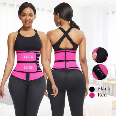 Plus Size Fitness Double Modeling Belt Faja WAISTDEAR Neoprene Waist Trainer Girdles