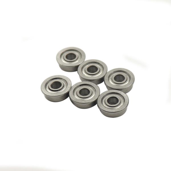 Chrome Steel Flange Deep Groove Ball Bearing 4x7x8.2x2.5mm F74ZZ