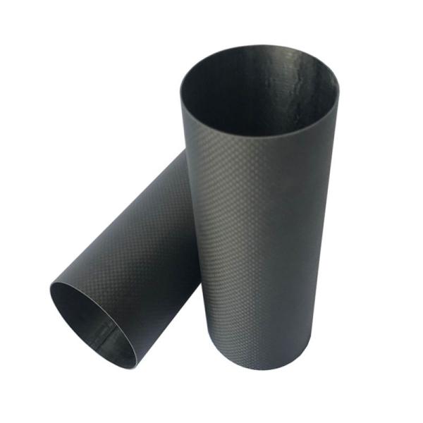 Peso leve fino forte do tubo da fibra do carbono do grande diâmetro comprimento de 0 - de 2000mm