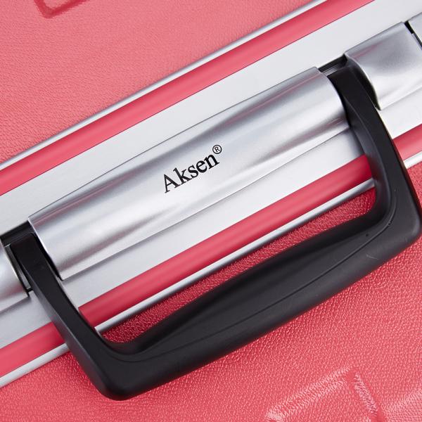 22 26 pouces PC en aluminium coffre dur Valige sans fermeture à glissière Sac de voyage avant ouvert Fonction de bagages durables Ensemble de 2 pièces pour l'extérieur