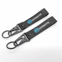 Premium Custom CFMOTO Key Lanyards - Industrial Metal Clips + Bold Brand Weaving + All-Day Carry Comfort