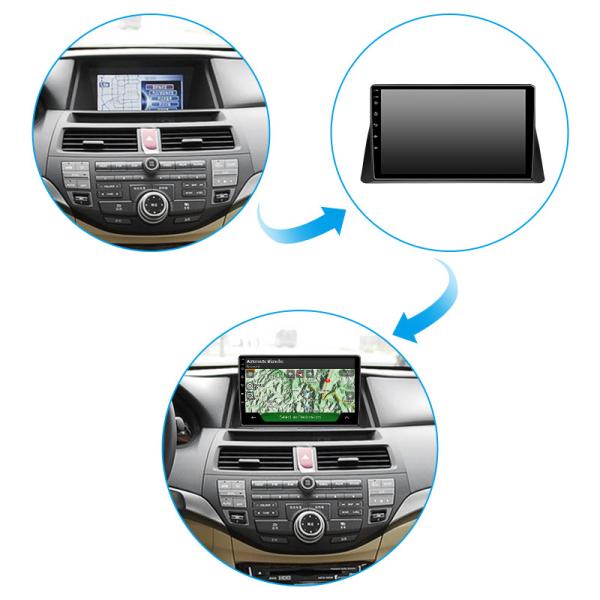 For Honda ACCORD 2008+ Hd Night Vision Astern Video Bluetooth Car Navigation