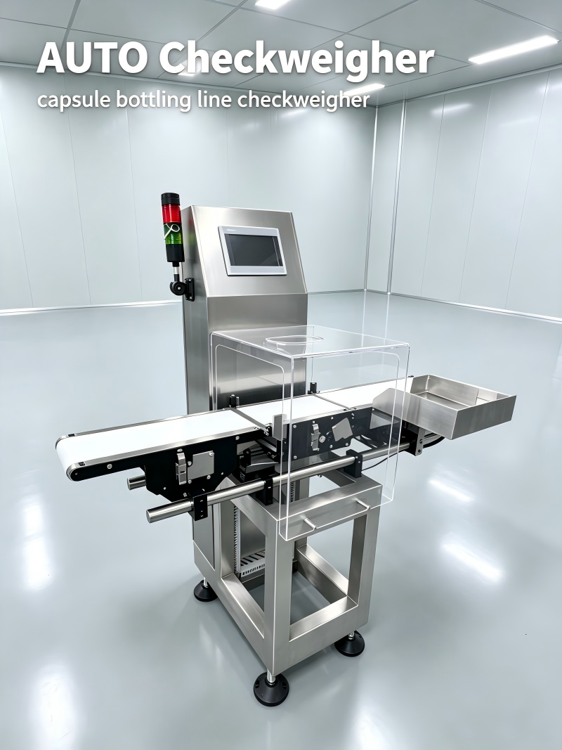90m/Min Tablet Counting Line Automatic Checkweigher Machine Touch Screen