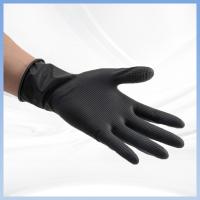 Gants jetables d'examen de latex de traitement des denrées alimentaires des produits alimentaires de gants de latex d'anti glissement