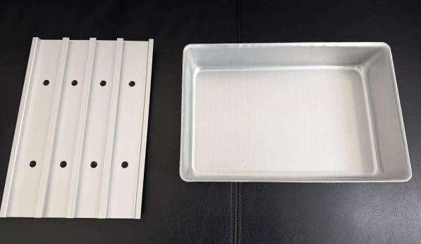 Block Fast Freezing Aluminum Freezer Pan with Lid, Eco-Friendly Aluminum Freezing Box