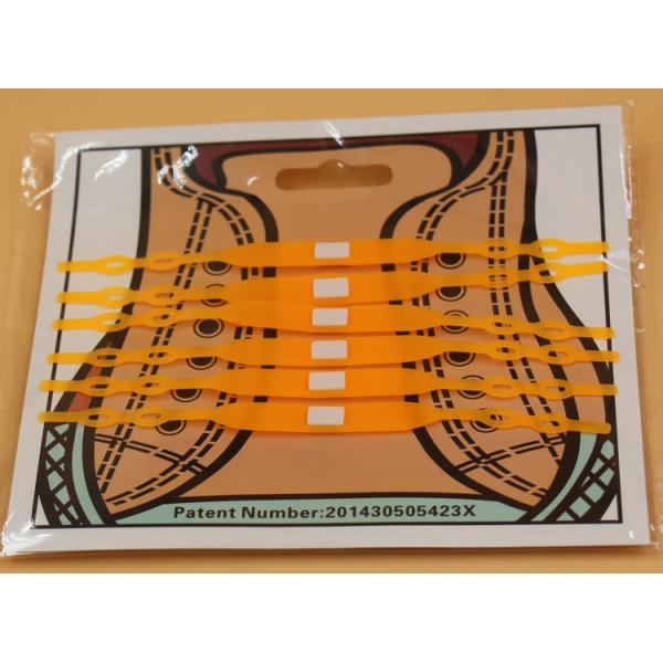 RoHS Unisex Silicone Rubber Supplies Shoe Lace Elastic Practical