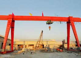 MH15t - 25m - 15m Railway Yard Single Girder Gantry Crane Rail Mounted Gantry Crane