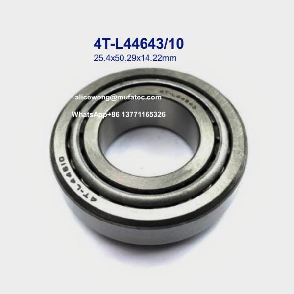 4T-L44643/10  L44643/10 Automotive Bearings 25.4x50.29x14.22mm Tapered Roller Bearings
