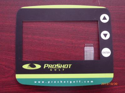 Teclado numérico do interruptor de membrana com material do PWB, do ANIMAL DE ESTIMAÇÃO ou do PC para o leitor de cd