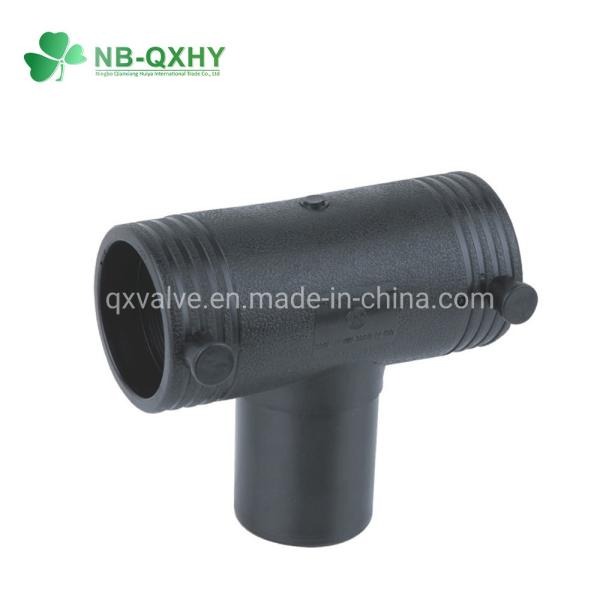 QX PE100 Plastic Pipe Fittings HDPE Electrofusion Fitting Coupling for Water Supply