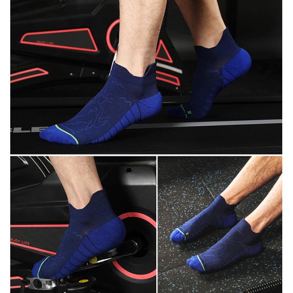 Terry Cotton Ankle Sporty Running Socks Breathable Low Tube Design