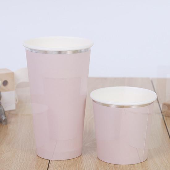 8oz/9oz disposable paper cup single wall paper coffee cups for drink branded paper coffee cups little paper cups