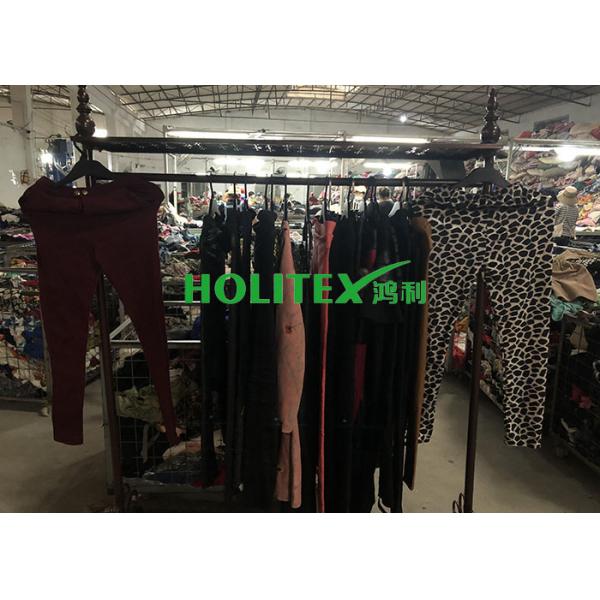 New York Style Used Winter Clothes Polyester Material Ladies Winter Leggings
