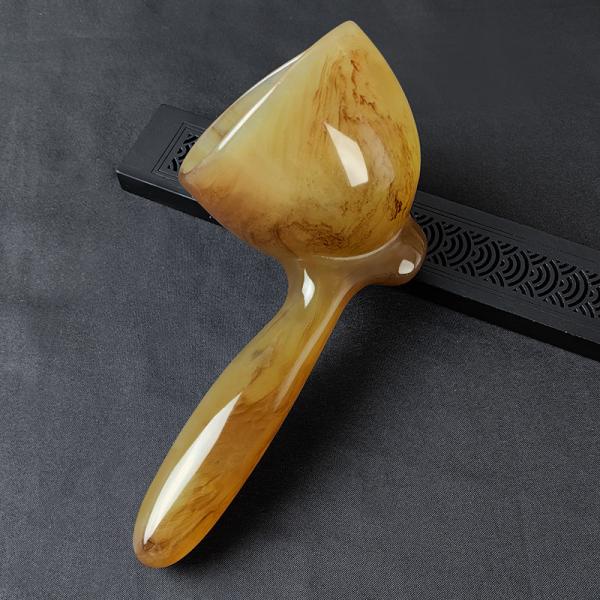 Manual Gua Sha Bowl Meridian Dredging Massage Stick Guasha Cup for Resin Body Back Health Massage Tool