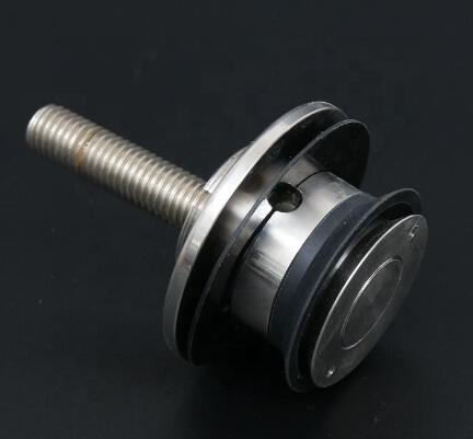 316 Stainless Steel Glass Fixing Bolt Zinc Plate Surface ISO7980 Standard