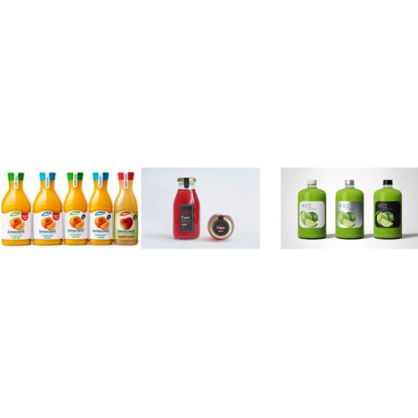 Машина для прикрепления этикеток бутылки эфирного масла PLC SS304 25mm