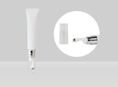 D22mm Metal Applicator Empty Custom Cosmetic Eye Cream Massage Serum Tube With Massage Stainless Steel Ball