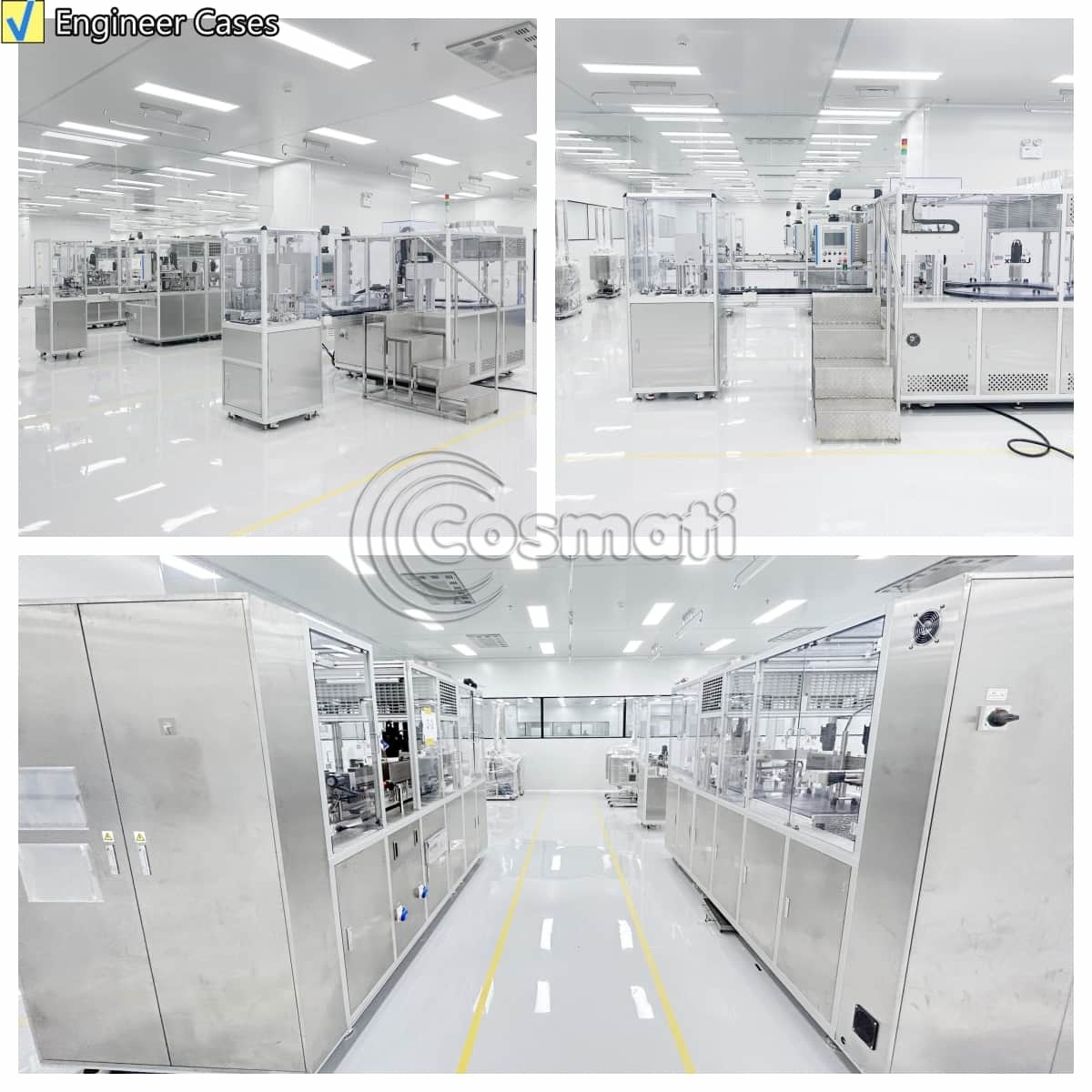 Automatic Servo Piston Filling Capping Labeling Line for Shampoo Cream Lotion