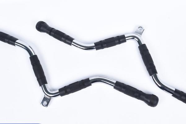 Multi Functional V Shaped Cable Attachment Biceps Triceps V Bar With TPR Round Grip