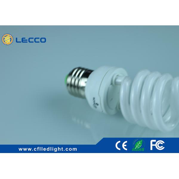 T2 Compact Fluorescent Lamps CFLS , 7mm Half Spiral Fluorescent Light Bulbs 15W 4T