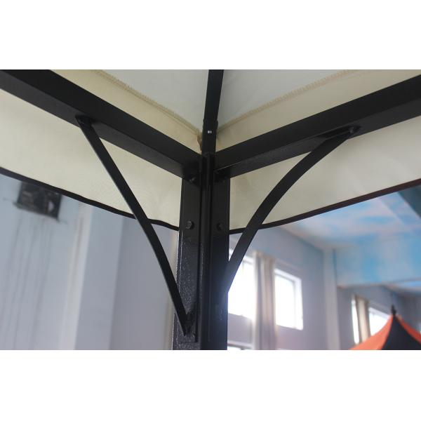 Steel Frame and Package Size 209*33*14.5cm 3.3*3.3M Folding Gazebo Tent for Garden