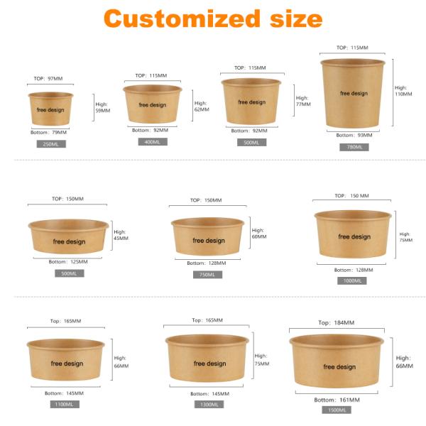 Customized Wholesale Eco-friendly Packaging Biodegradable Corn Residue Disposable Takeaway Food Box Cover