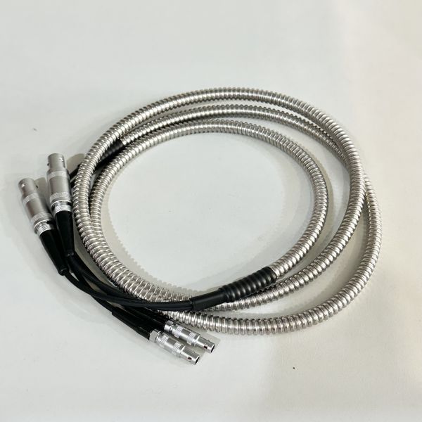 TR UT Cable Lemo 00-Lemo 01 High-Temperature with Steel cover 