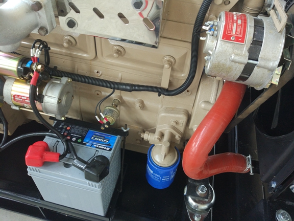 Water Cooled 30kw Dg Diesel Generator AC Three Phase Output Type