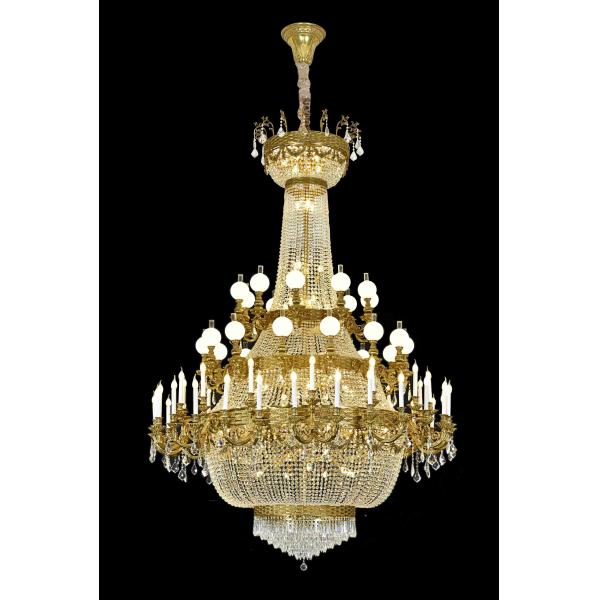 Iluminación de candelabros comerciales de latón de alta calidad Fuente de luz E14