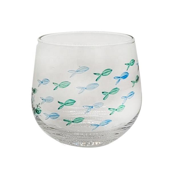 Secadora de roupa curto gravada Glass For Beverage da pintura da cor