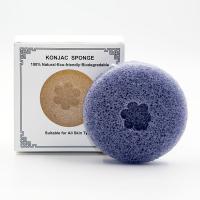 Customizável biodegradável da esponja Konjac facial seca natural pura