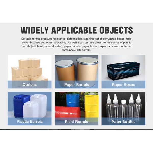 Computer Servo Packing Carton Compression Test Machine Safety Features