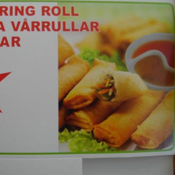 Hot Wholesales Frozen  Vegetable  Spring Rolls