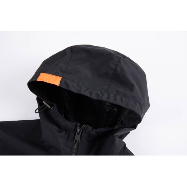 Men's Water-Repellent Wind-Resistant Classic Jacket with Reflective Details and Utility Pockets