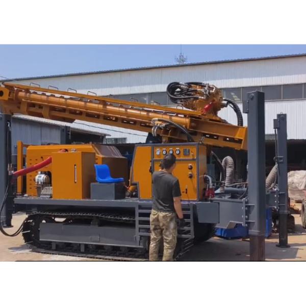 1000 Meters Deep Underground Pneumatic Drilling Rig For Water Well Borehole